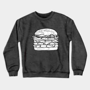 Hard on the cheeseburgers Crewneck Sweatshirt
